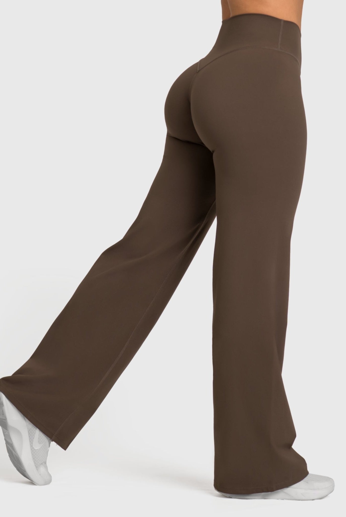 Ash Brown Divine Yoga Pants - Peach Tights - Tights