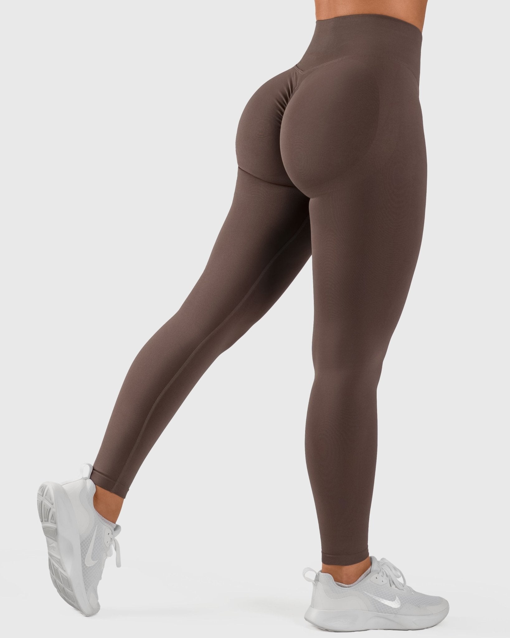 Ash Brown Vivid Tights - Peach Tights - Tights