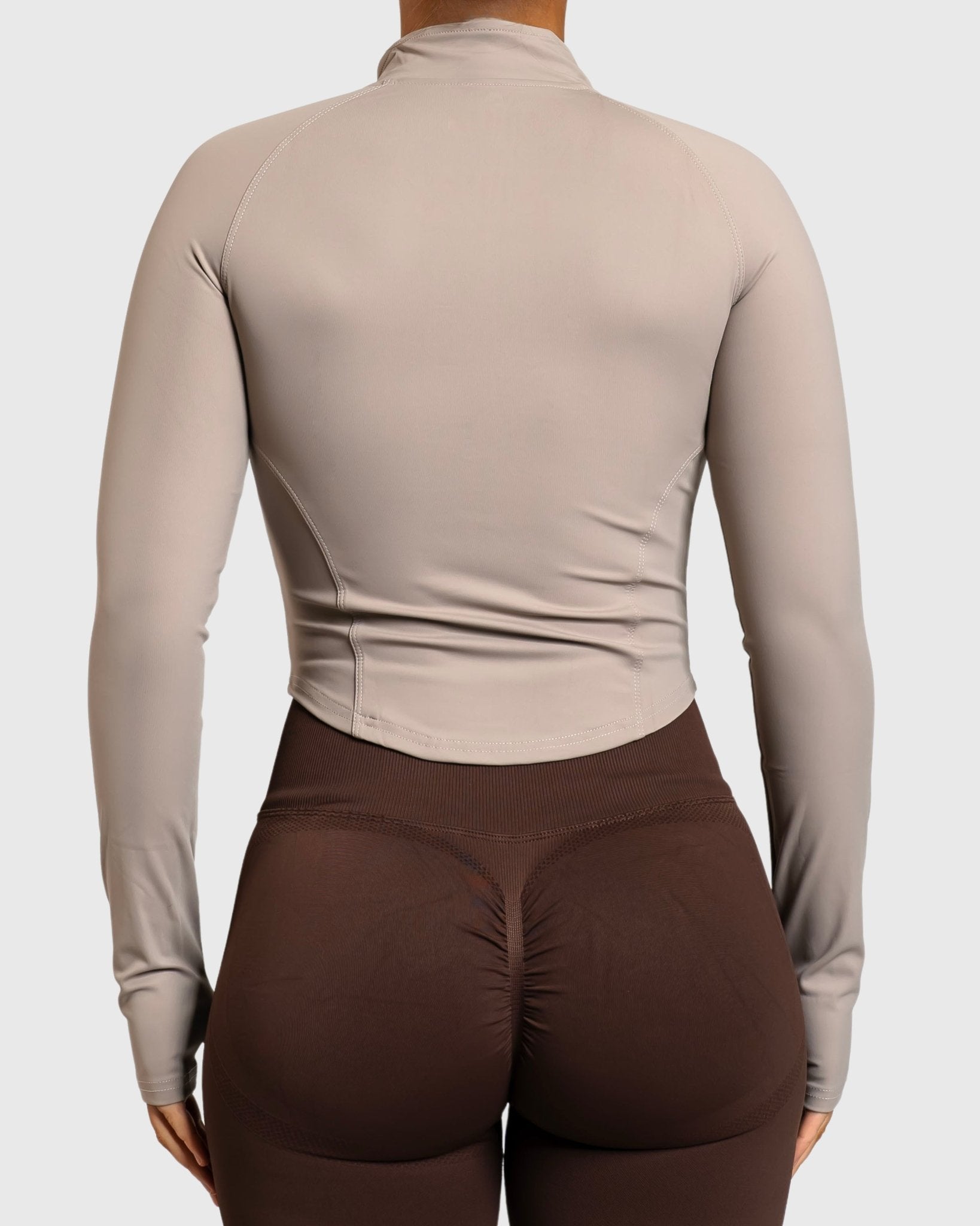 Beige Define Jacket - Peach Tights - Jacket