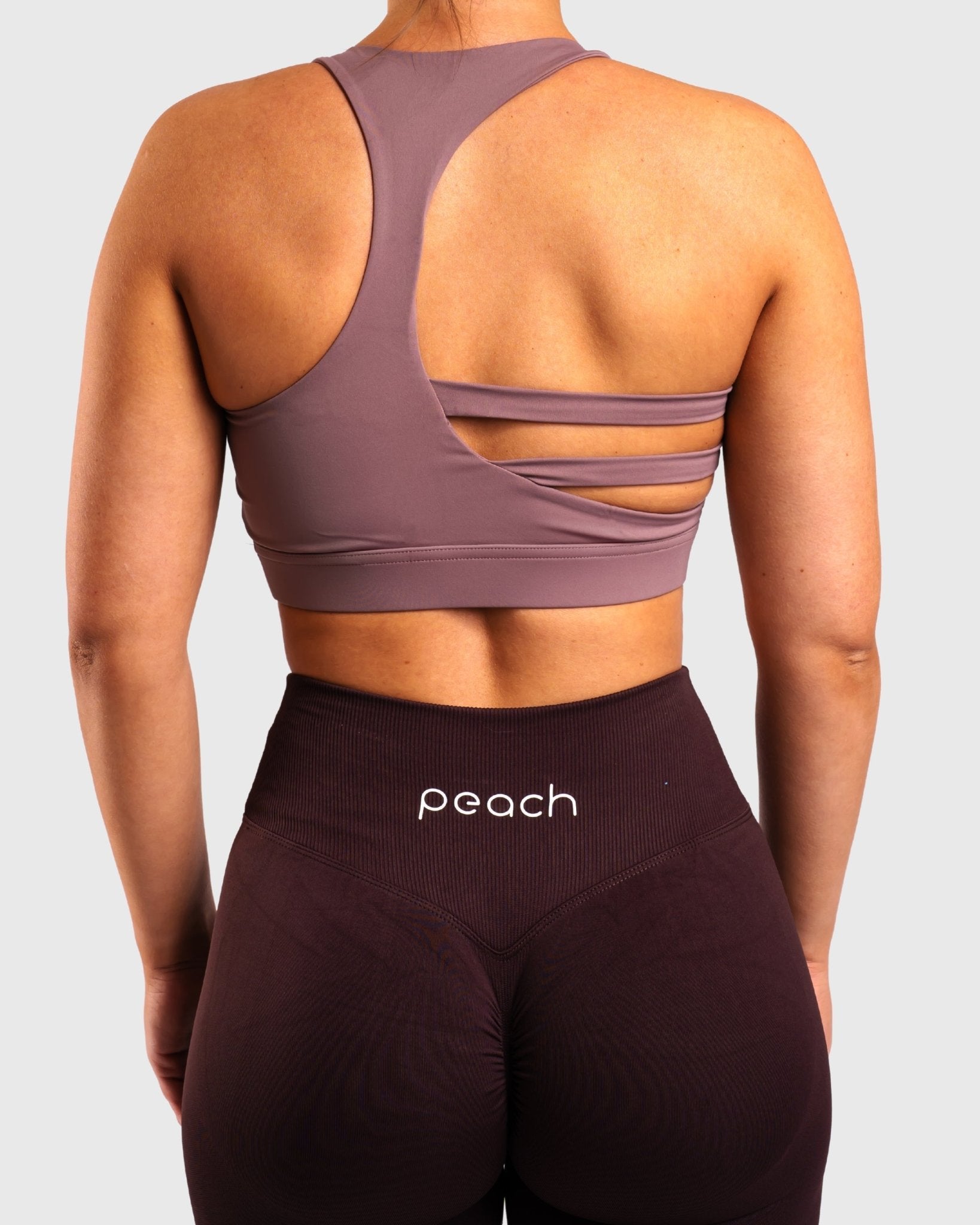 Beige Revive Sports-bra - Peach Tights - Sports-Bra