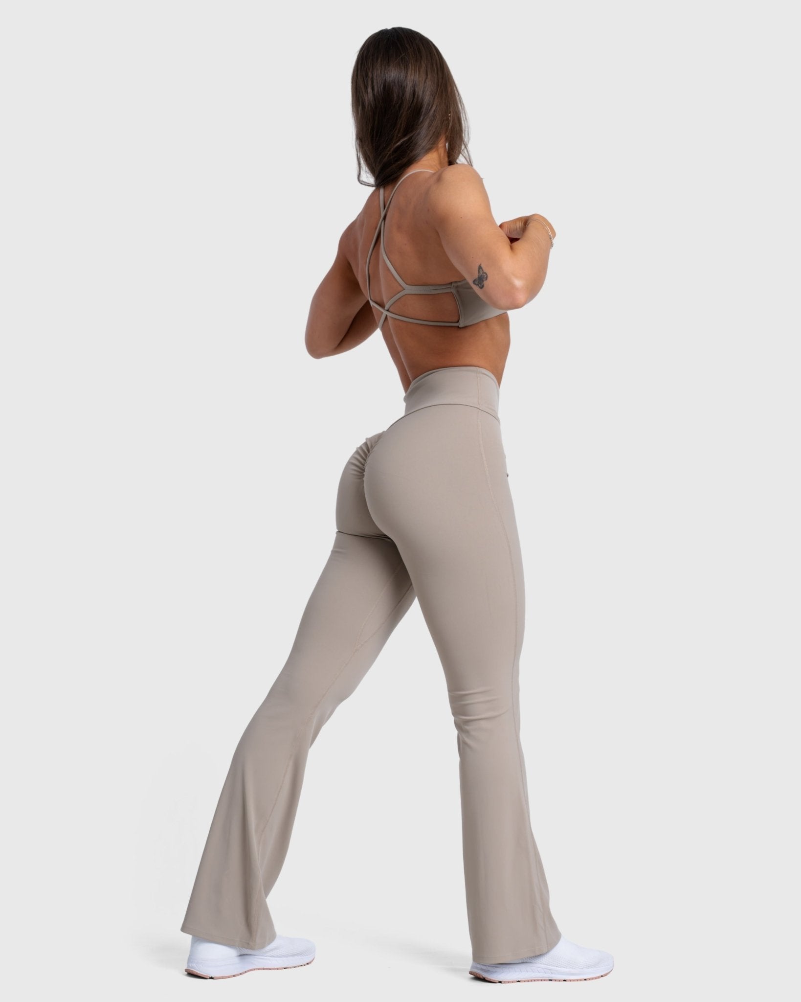 Beige Sculpt Sports - bra - Peach Tights - Sports - Bra