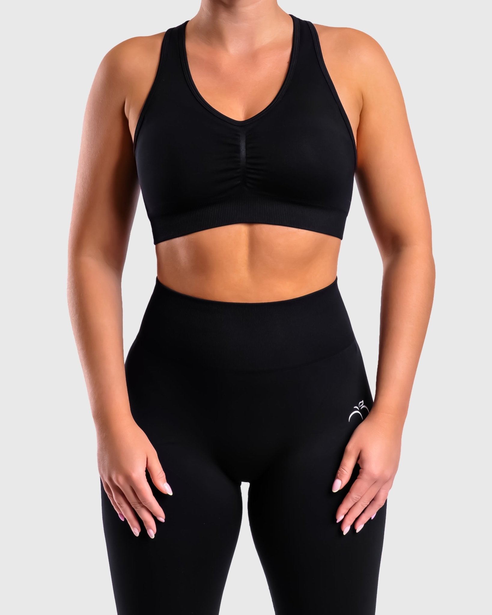 Black Classic Deluxe Sports - bra - Peach Tights - Sports - Bra
