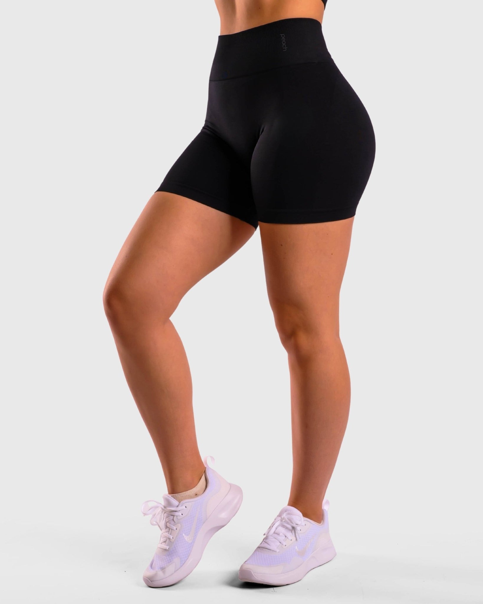 Black Deluxe Shorts - Peach Tights - Shorts