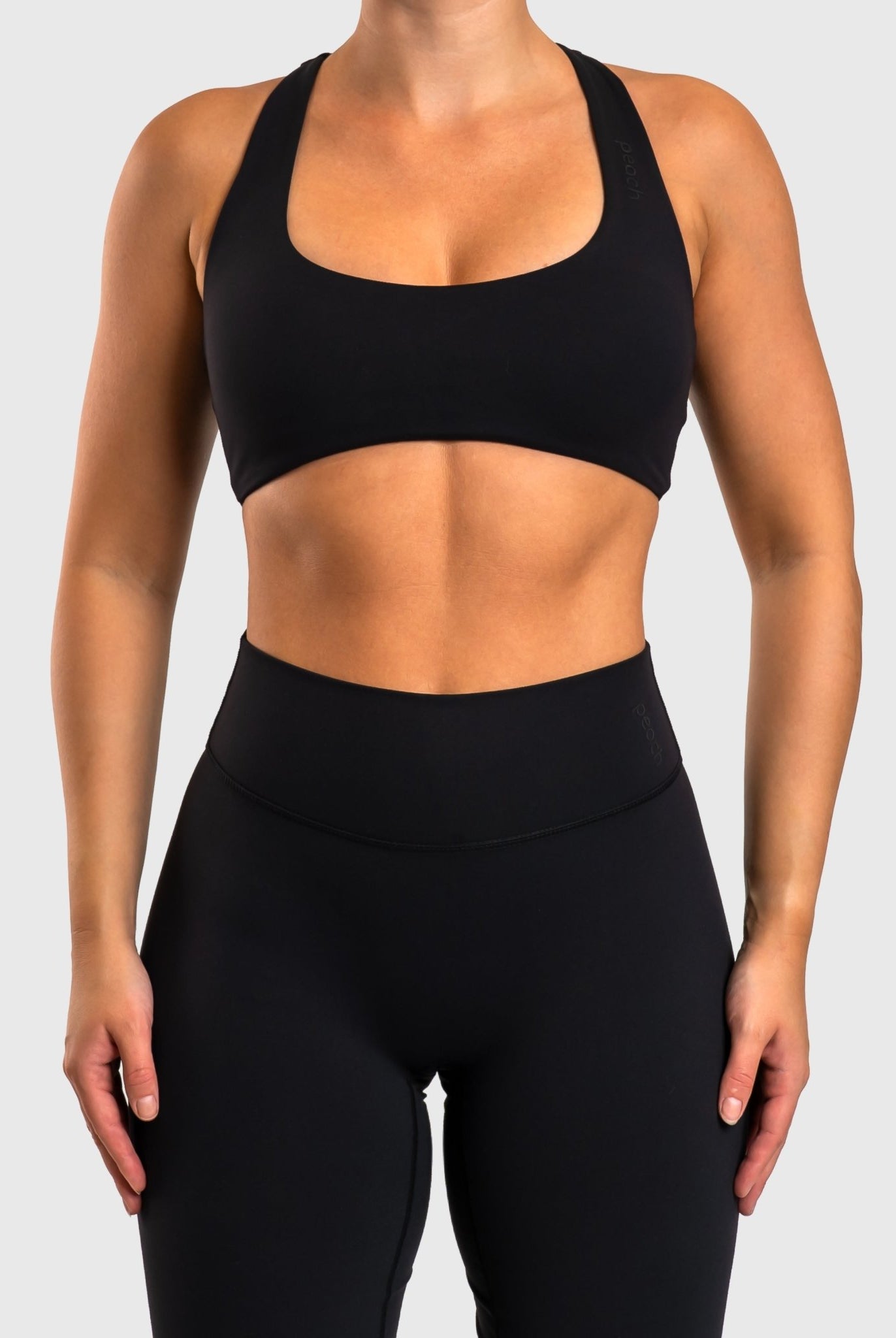Black Divine Sports - bra - Peach Tights - Sports - Bra