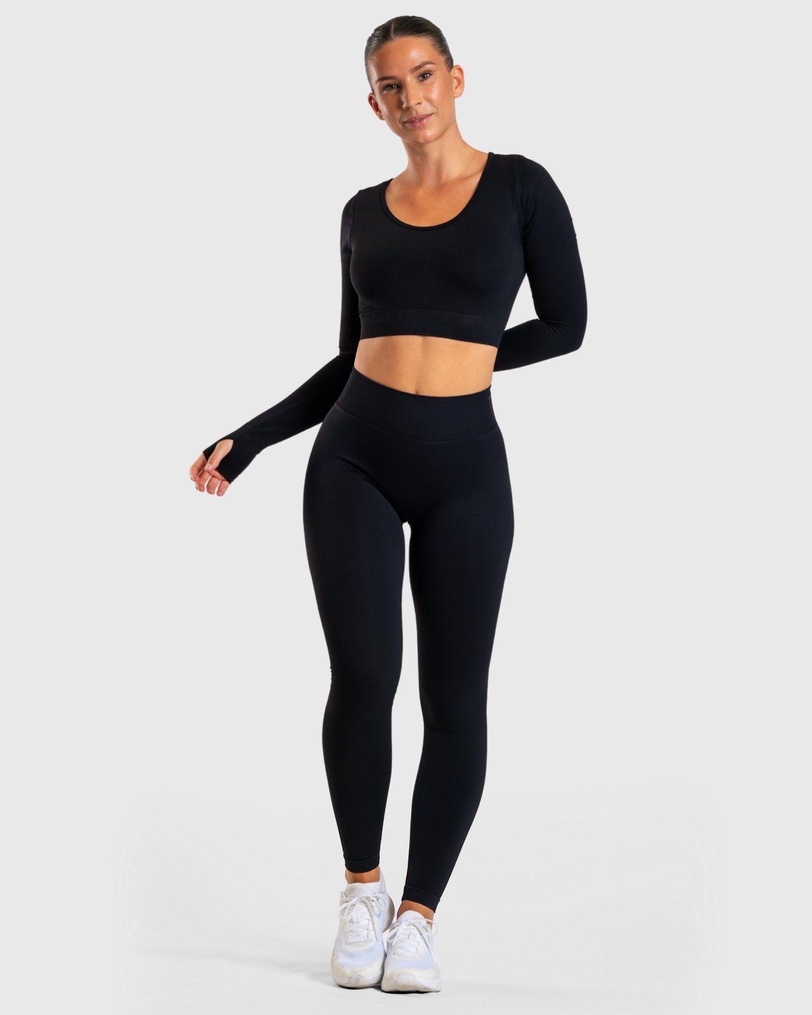 Black Ignite Tights - Peach Tights - Tights