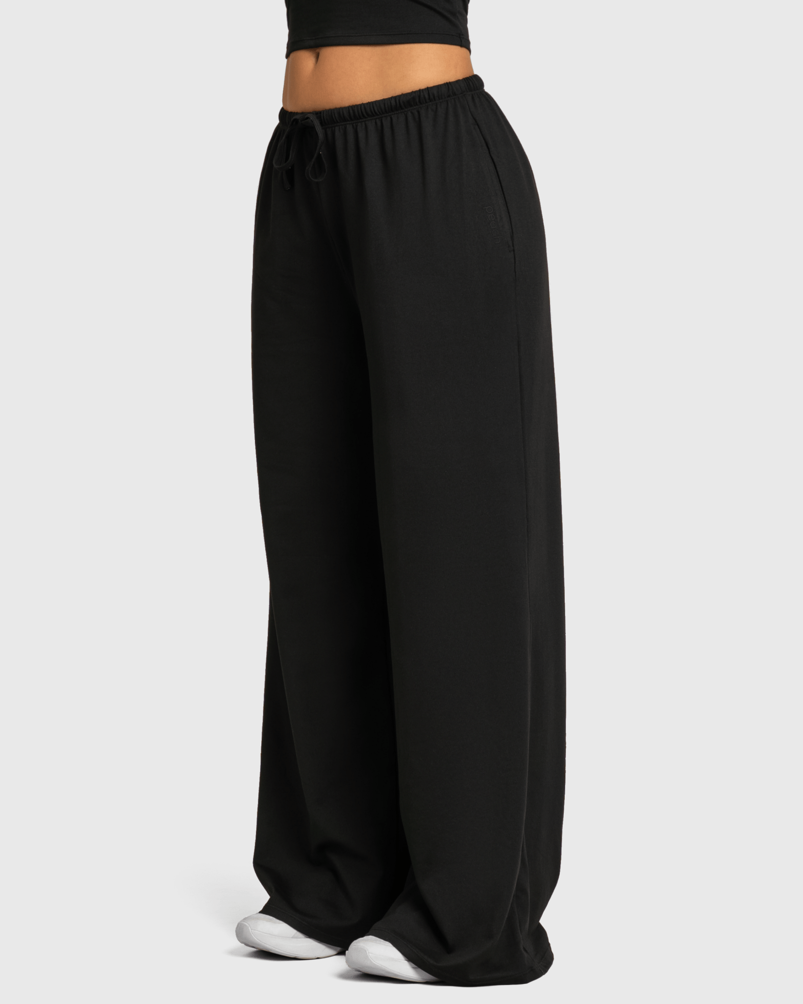 Black Lounge Pants - Peach Tights - Sweatpants