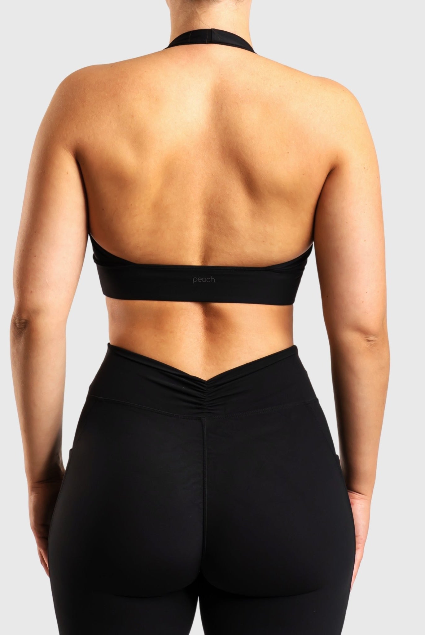 Black Pulse Sports - bra - Peach Tights - Sports - Bra