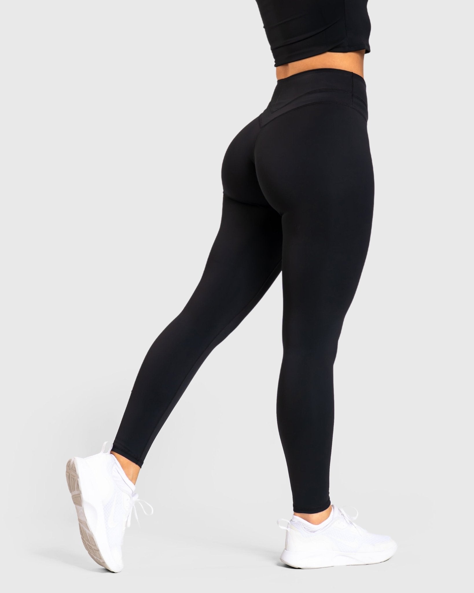 Black Velocity Tights - Peach Tights - Tights