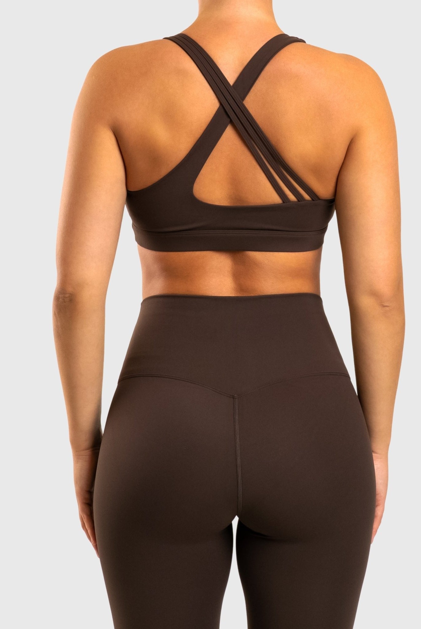 Brown Softelle Sports - bra - Peach Tights - Sports - Bra
