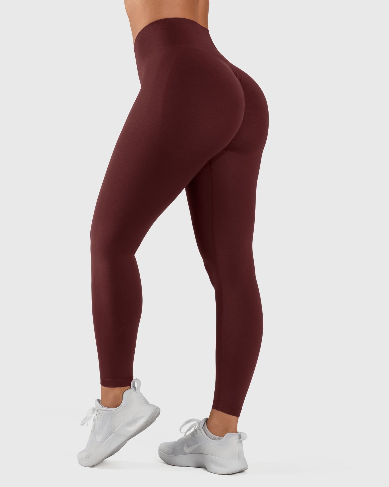 Burgundy Vivid Tights - Peach Tights - Tights