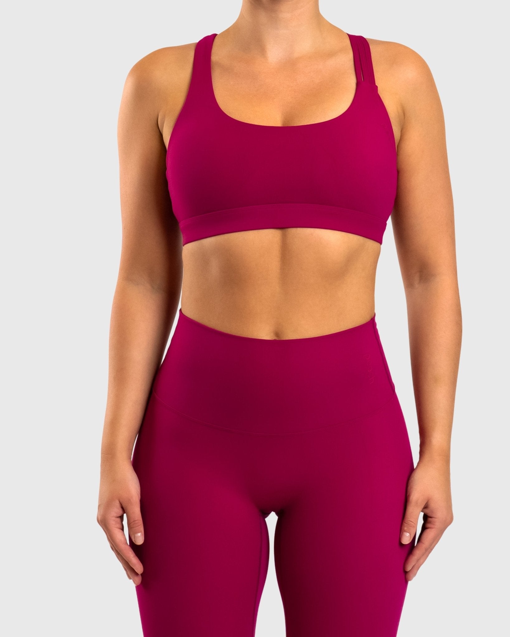 Cherry Pink Softelle Sports - bra - Peach Tights - Sports - Bra