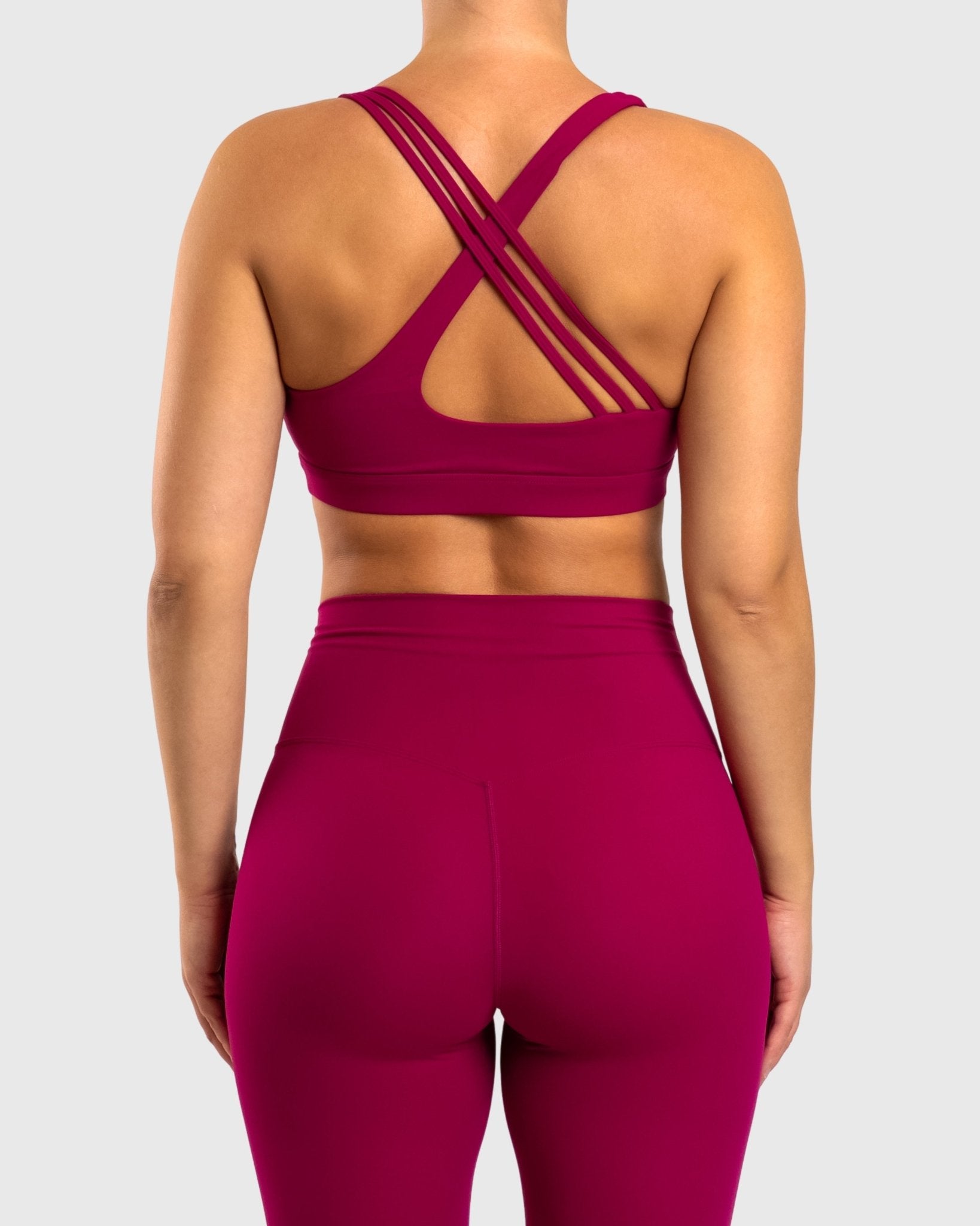 Cherry Pink Softelle Sports - bra - Peach Tights - Sports - Bra