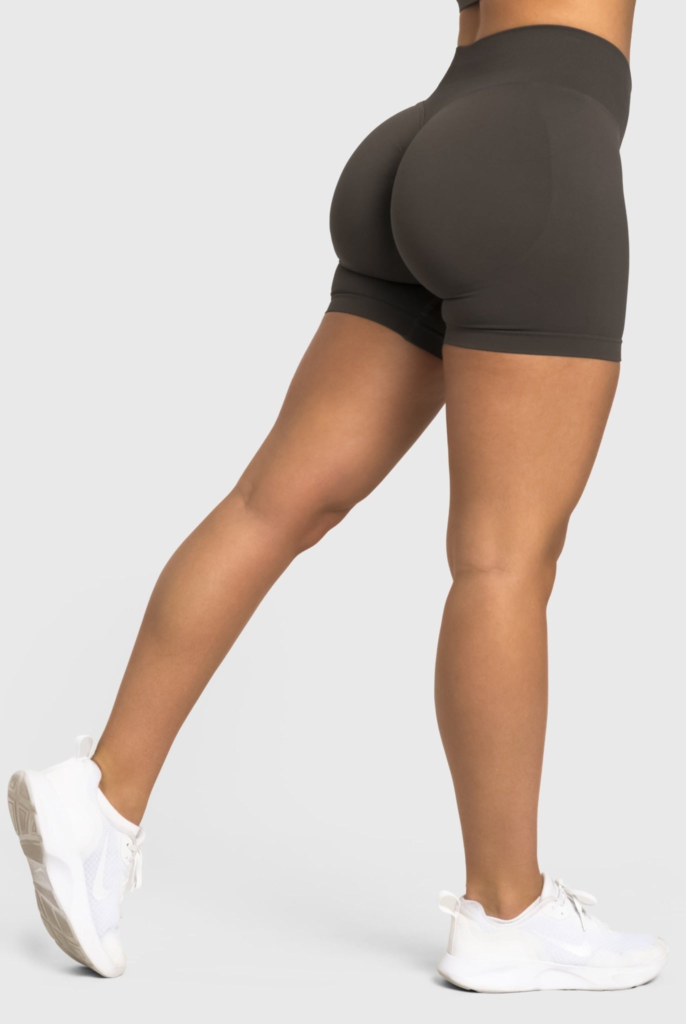 Grey Sense Shorts - Peach Tights - Shorts