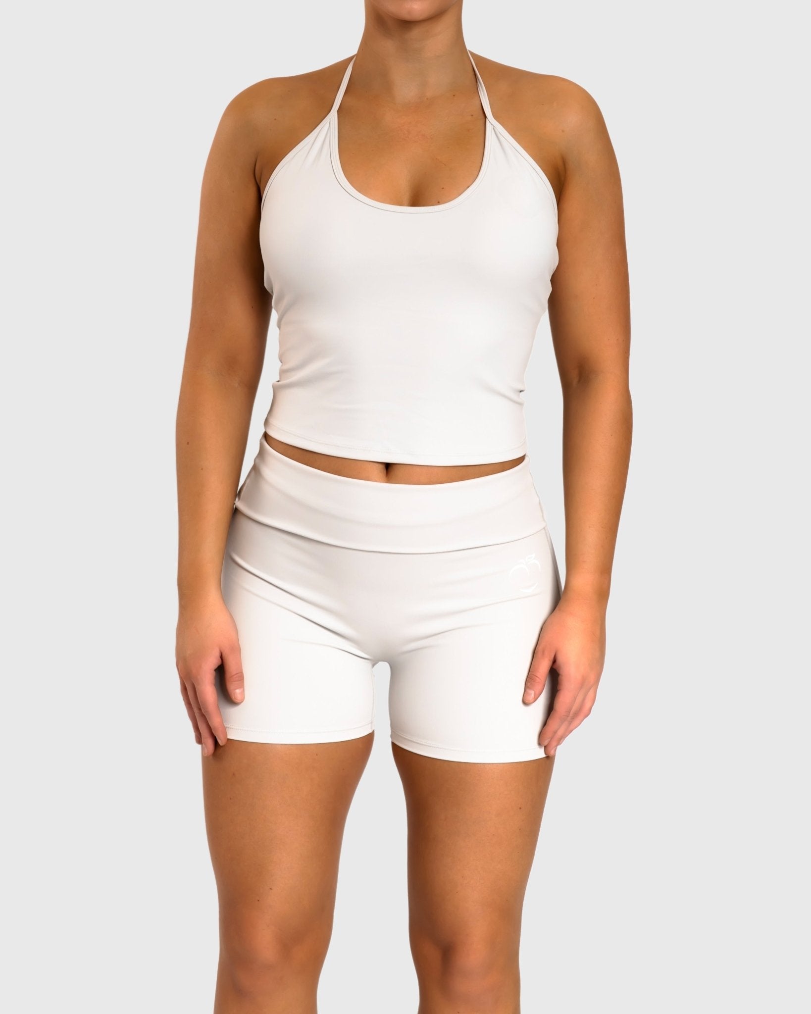 Ivory Allure Halterneck Topp - Peach Tights - Sports - Bra