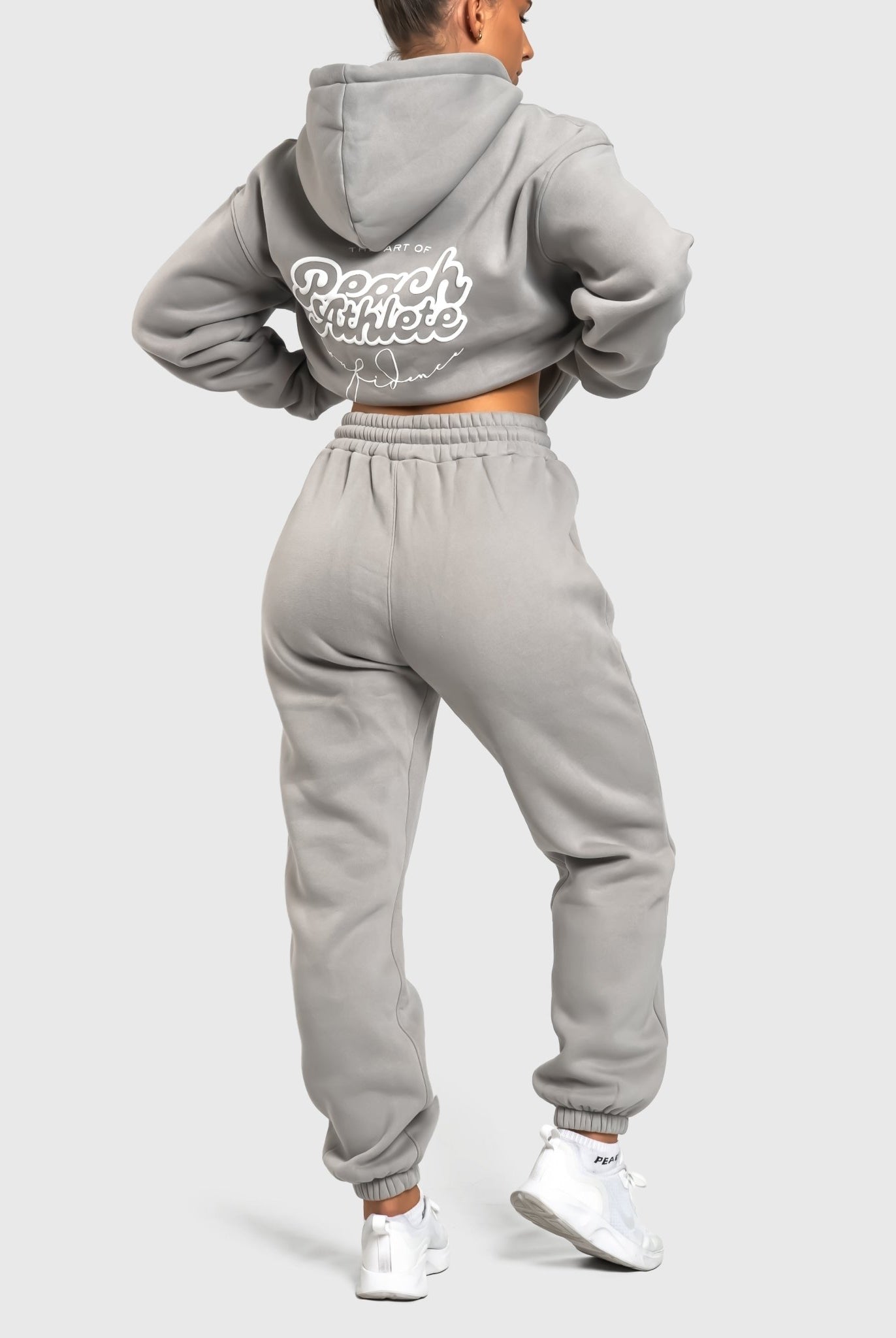 Light Grey Haze Sweatpants - Peach Tights - Sweatpants