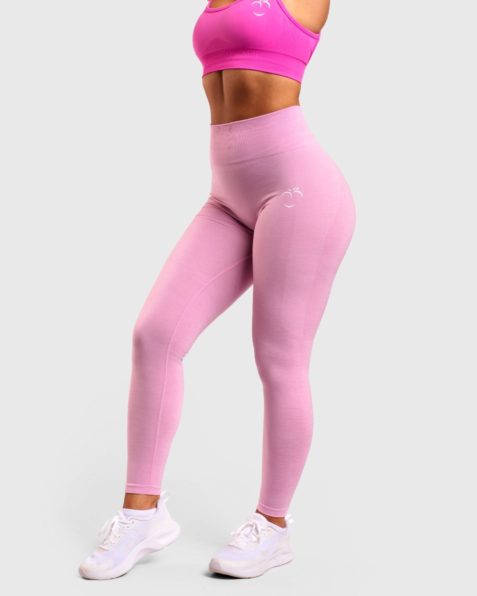 Light Pink Deluxe Mid Waist - Peach Tights - Tights