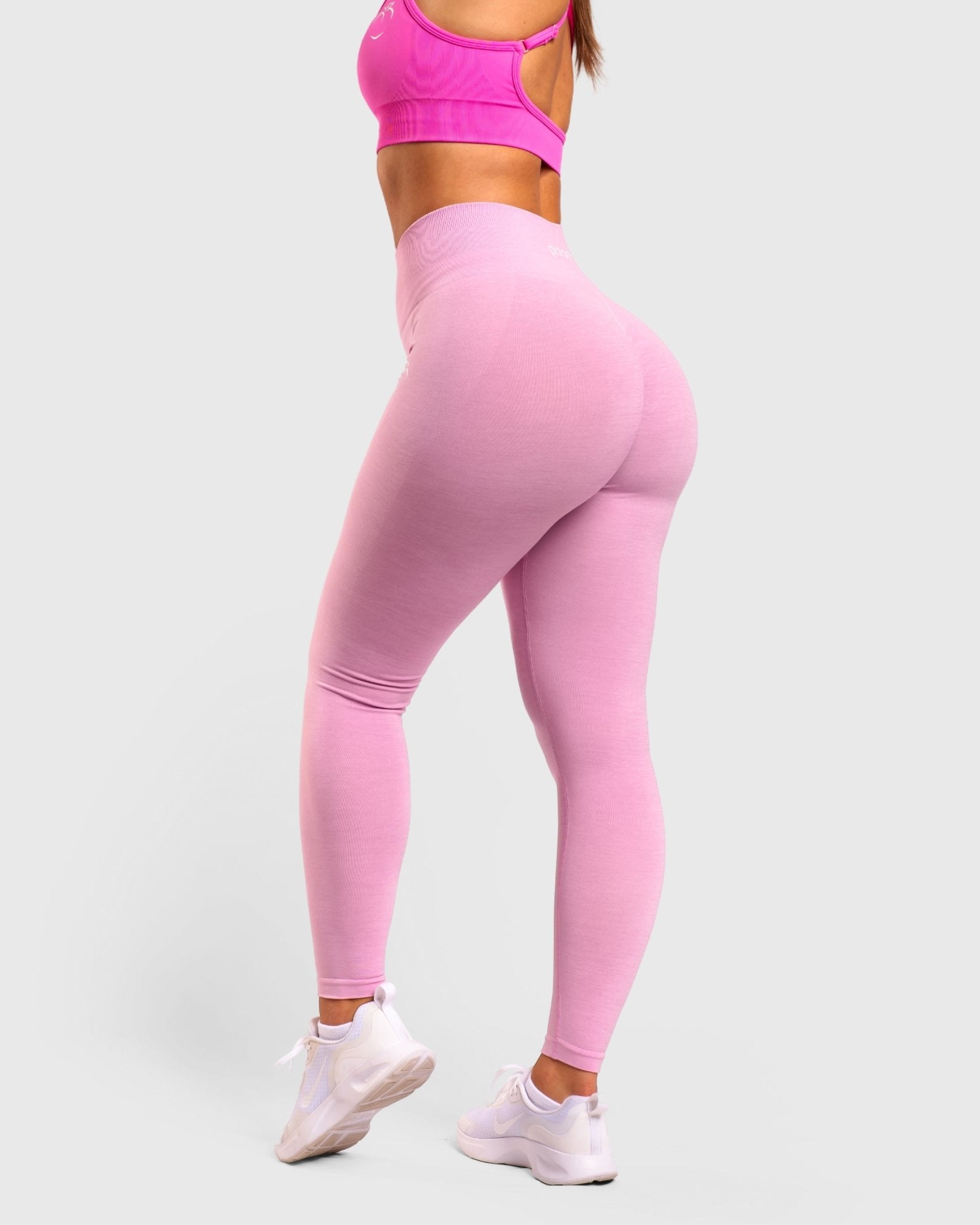 Light Pink Deluxe Mid Waist - Peach Tights - Tights