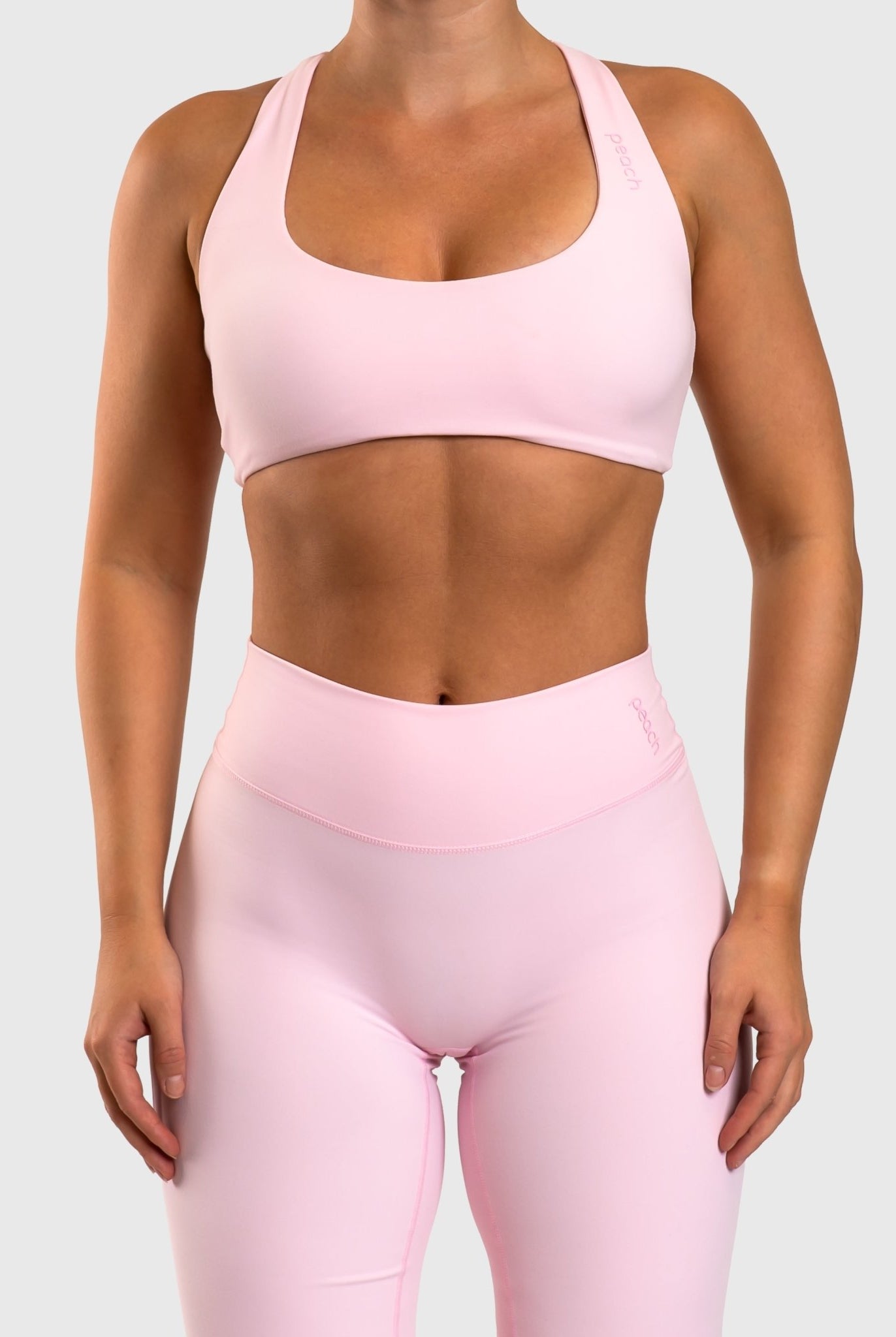 Pink Divine Sports - bra - Peach Tights - Sports - Bra