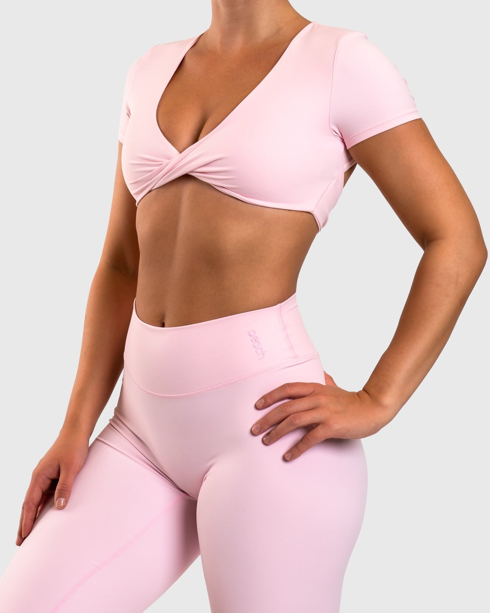 Pink Divine T-shirt - Peach Tights - T-shirt