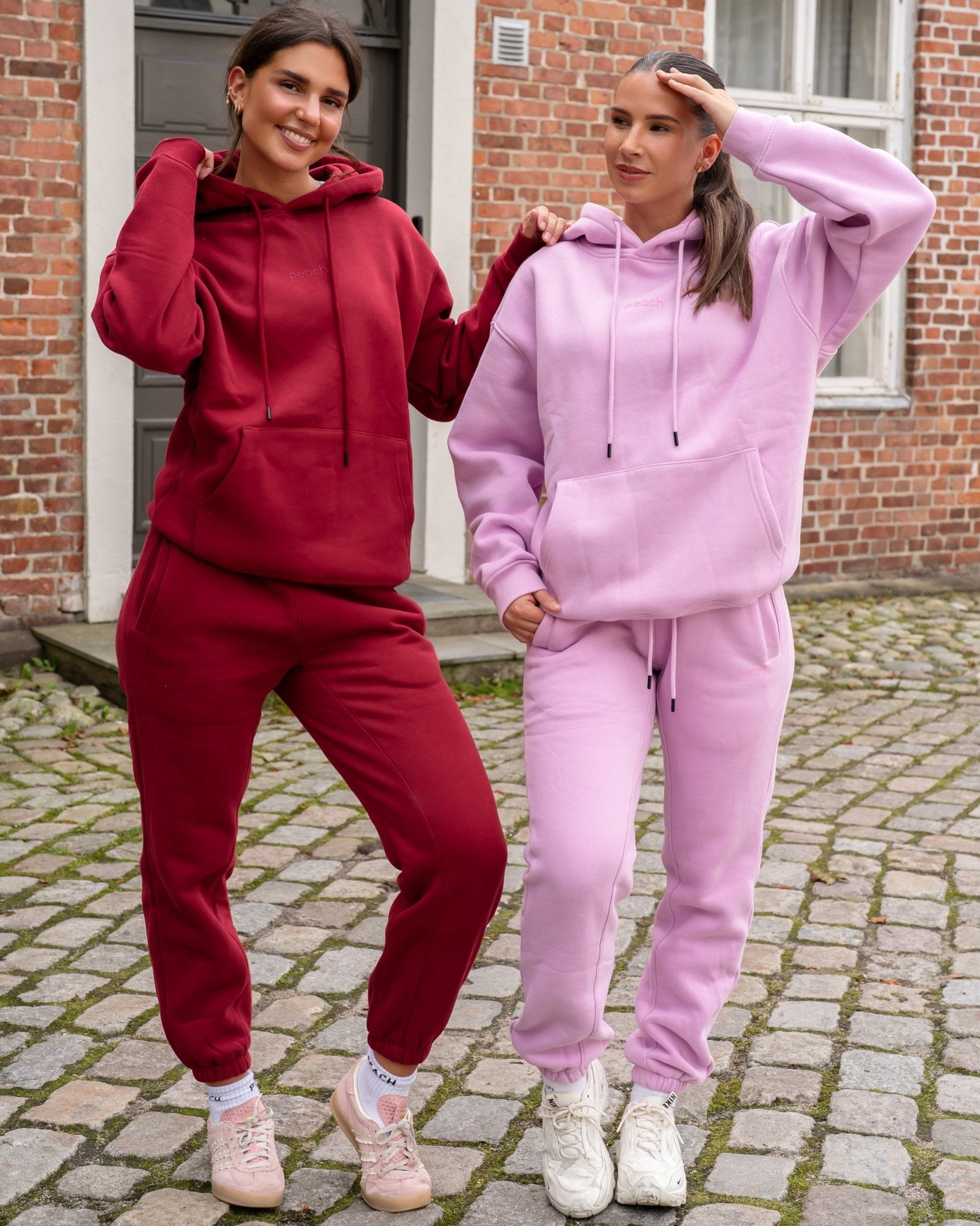 Pink Haze Hoodie - Peach Tights - Hoodie