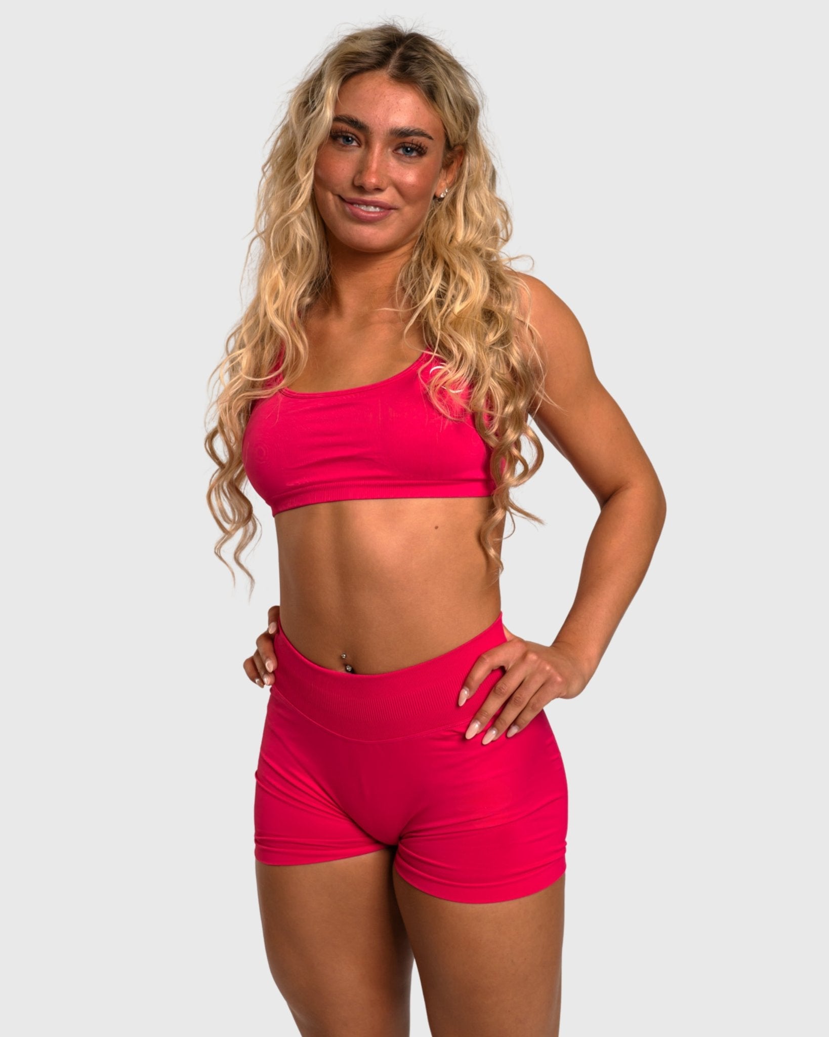 Pink Impact Shorts - Peach Tights - Shorts