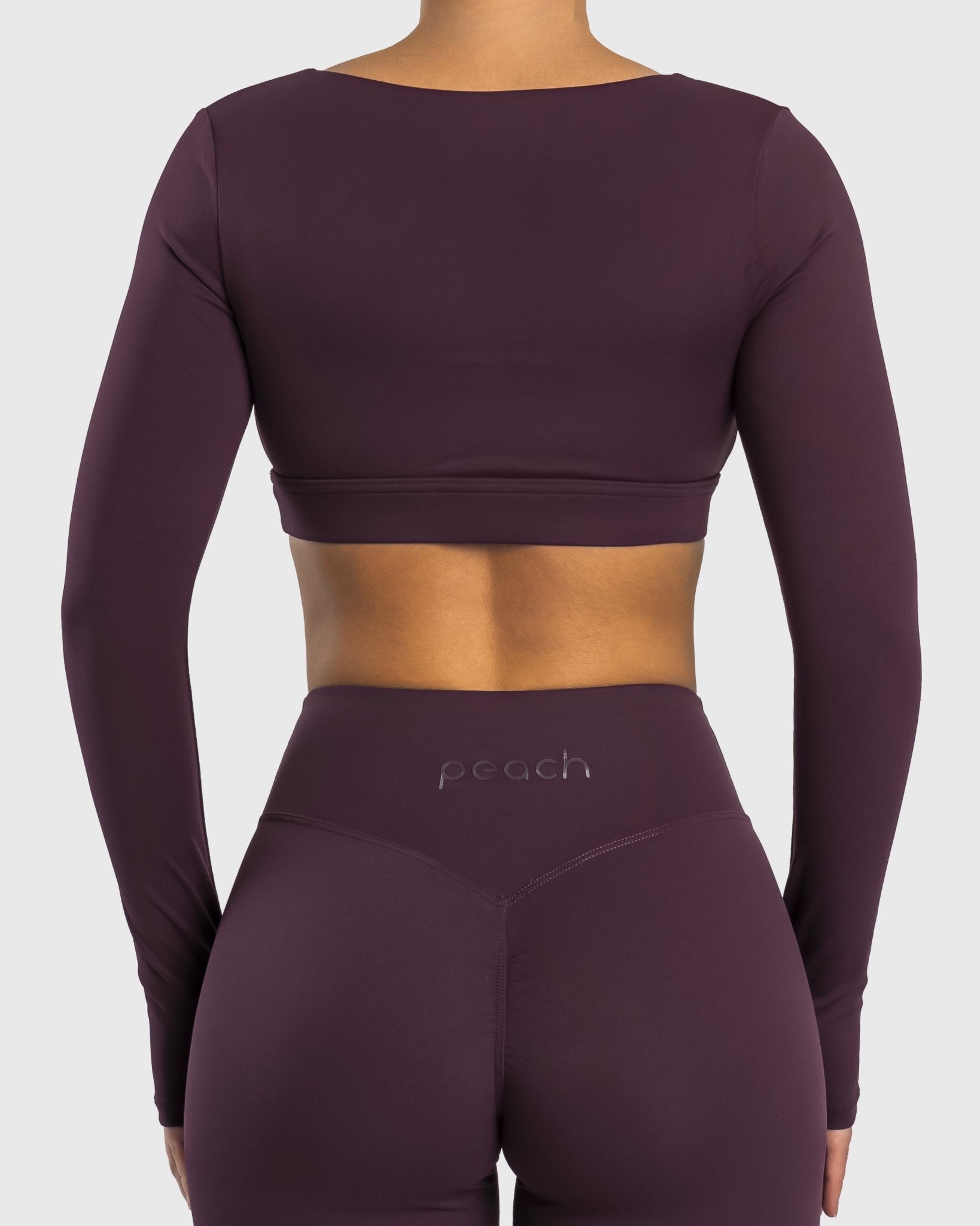Plum Align Long Sleeve - Peach Tights - Long sleeve