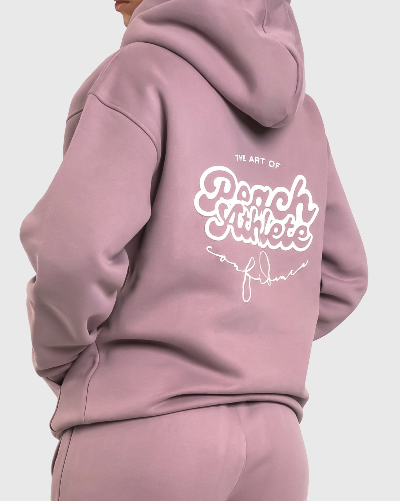 Plum Haze Hoodie - Peach Tights - Hoodie