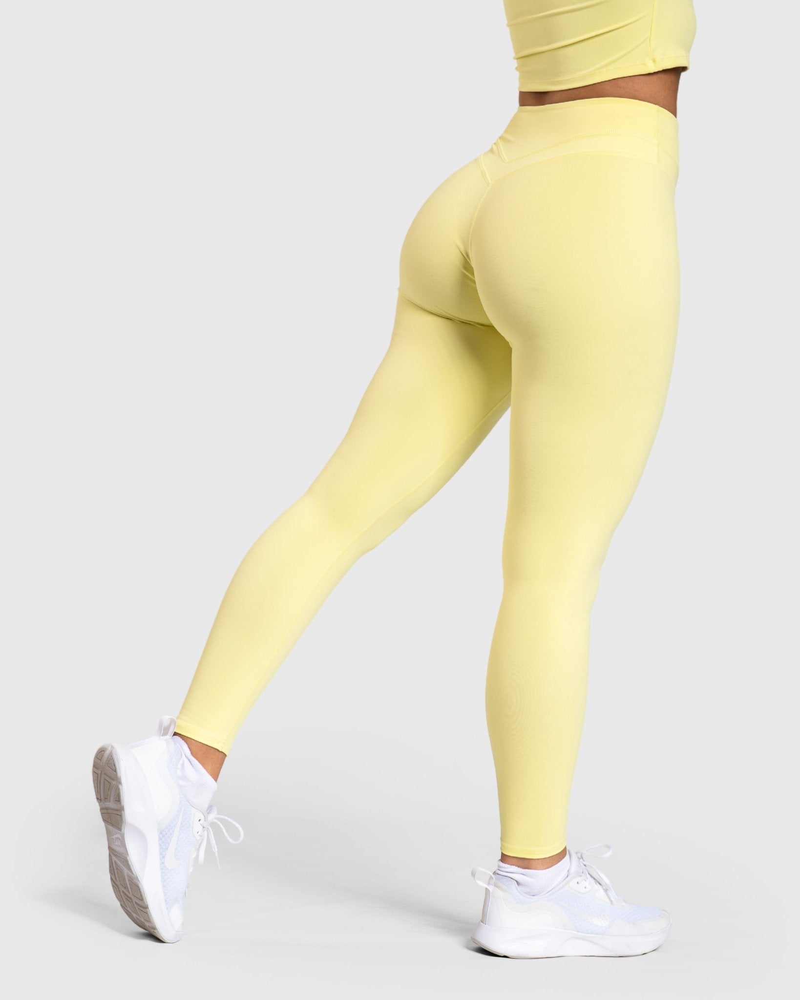 Yellow Velocity Tights - Peach Tights - Tights
