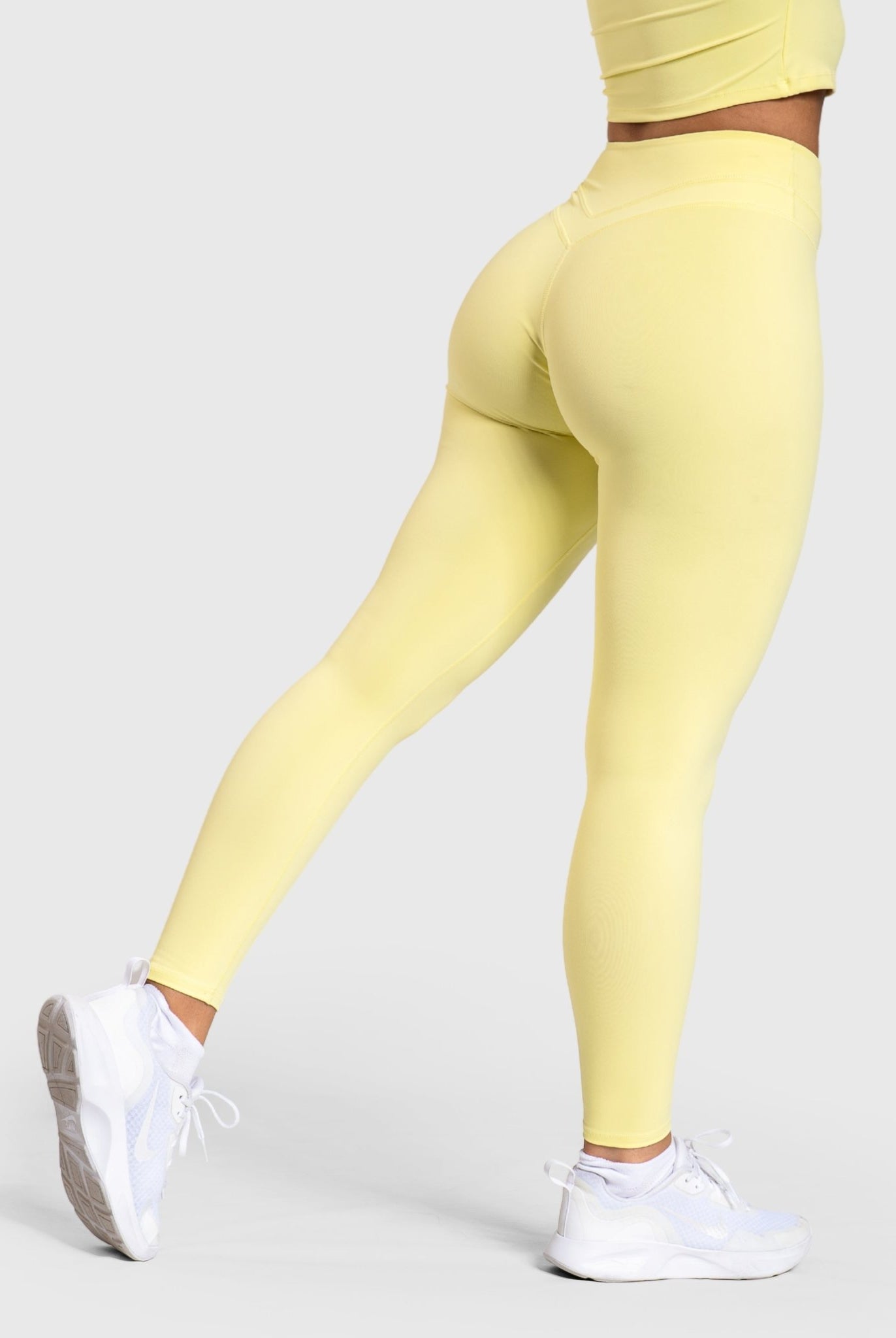 Yellow Velocity Tights - Peach Tights - Tights