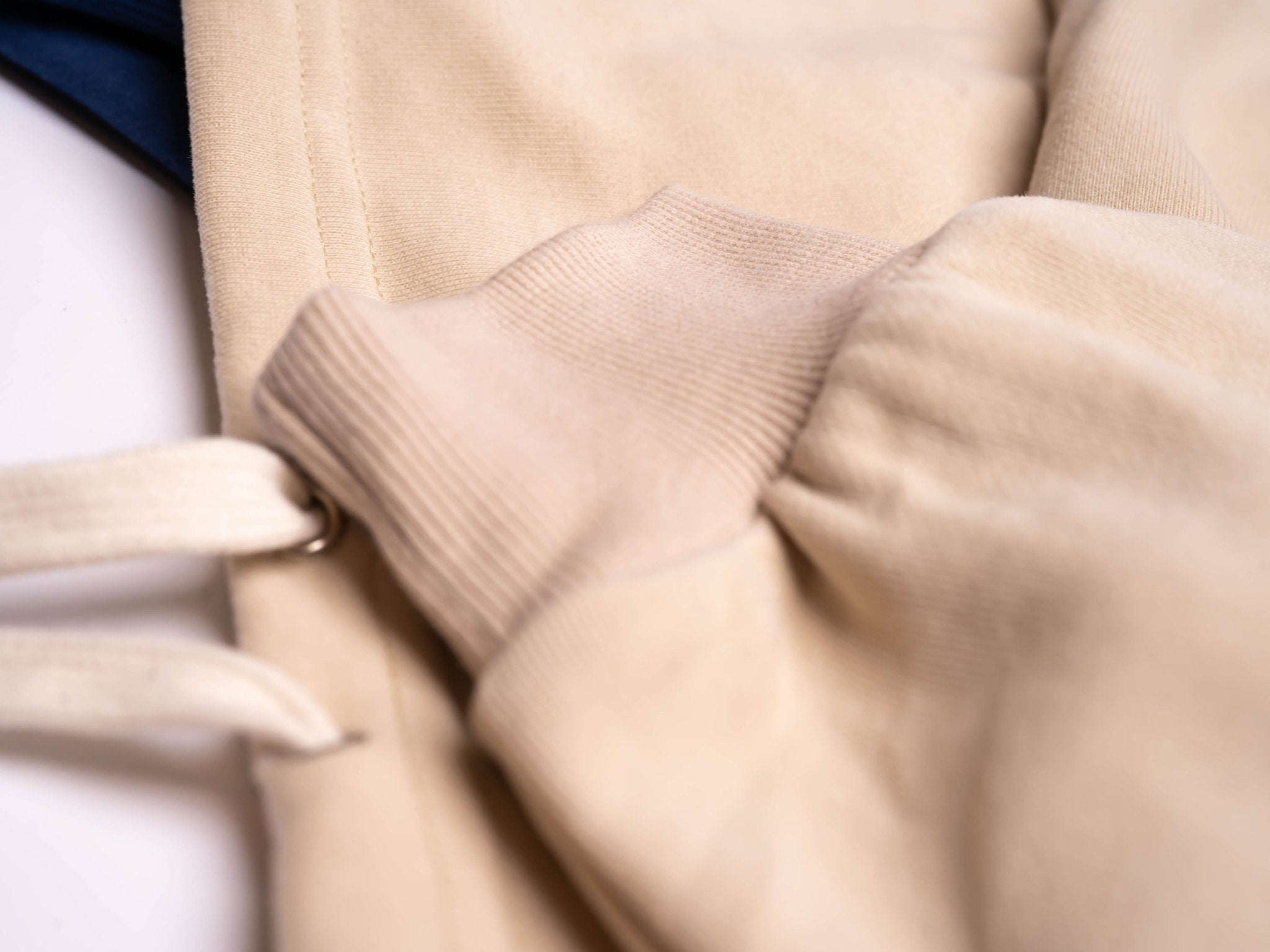 Beige Half Zip Pullover - Peach Tights -