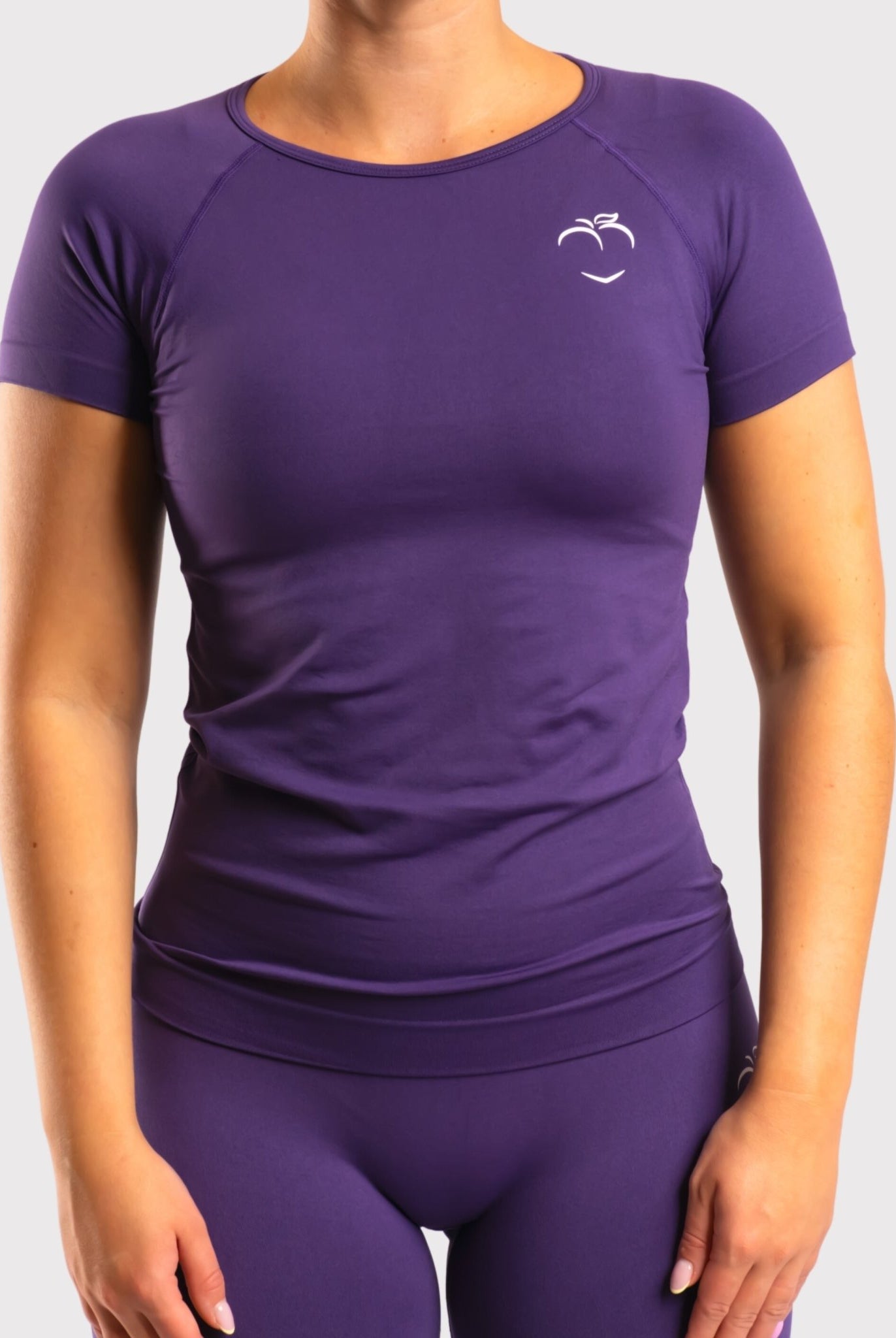 Purple Classic Deluxe T-shirt - Peach Tights -