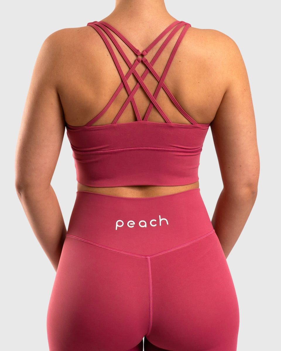 PEACH MORGANITE SPORTS BRA