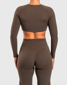 Ash Brown Divine Long Sleeve - Peach Tights - Jacket