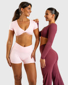 Ash Brown Divine Long Sleeve - Peach Tights - Jacket