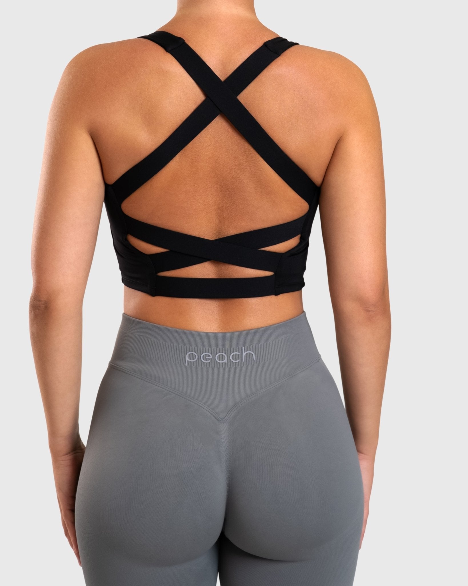 Black Ballerina Topp - Peach Tights - Sports - Bra