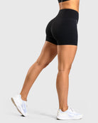 Black Bloom Shorts - Peach Tights - Shorts