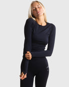 Black Classic Deluxe Long Sleeve - Peach Tights - Long sleeve