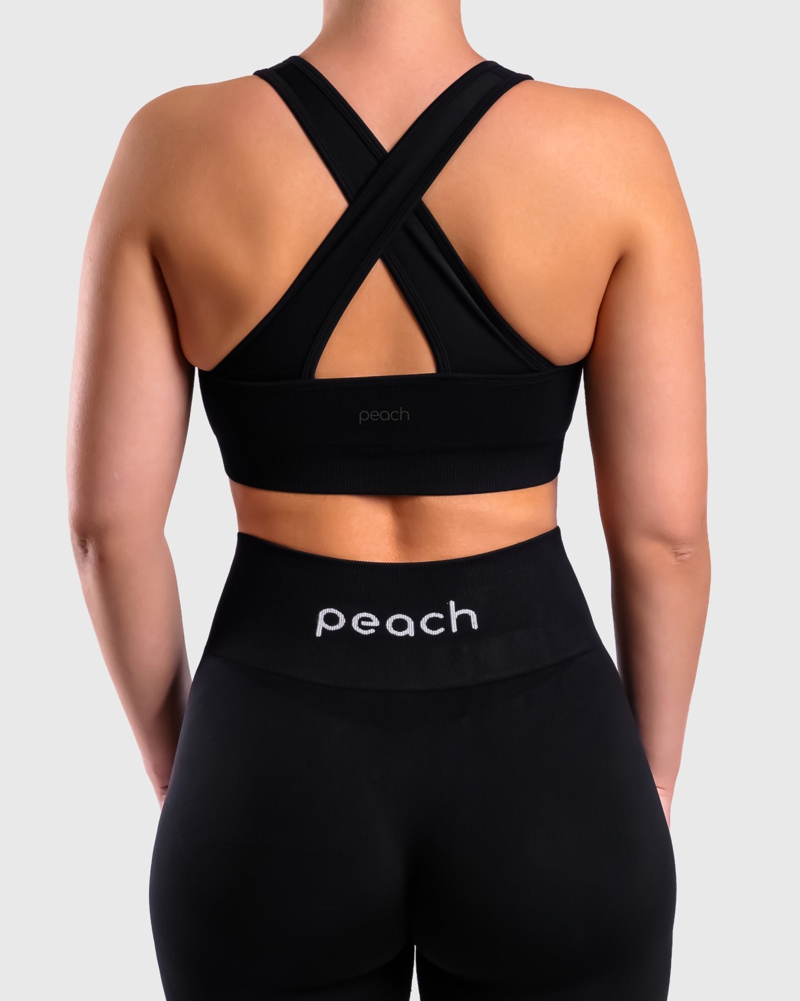 Black Classic Deluxe Sports - bra - Peach Tights - Sports - Bra