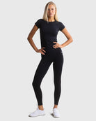 Black Classic Deluxe T-shirt - Peach Tights - T-shirt