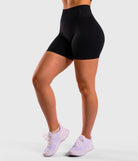 Black Deluxe Shorts - Peach Tights - Shorts