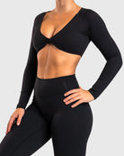 Black Divine Long Sleeve - Peach Tights - Jacket