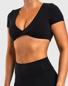 Black Divine T-shirt - Peach Tights - T-shirt