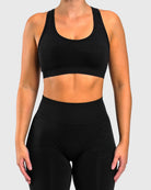 Black Edge Sports - bra - Peach Tights - Sports - Bra