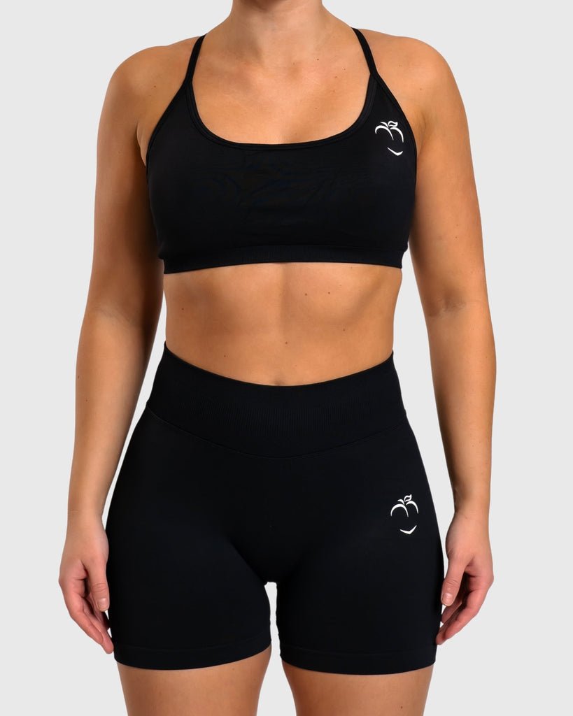 Black Impact Sports - bra - Peach Tights - Sports - Bra