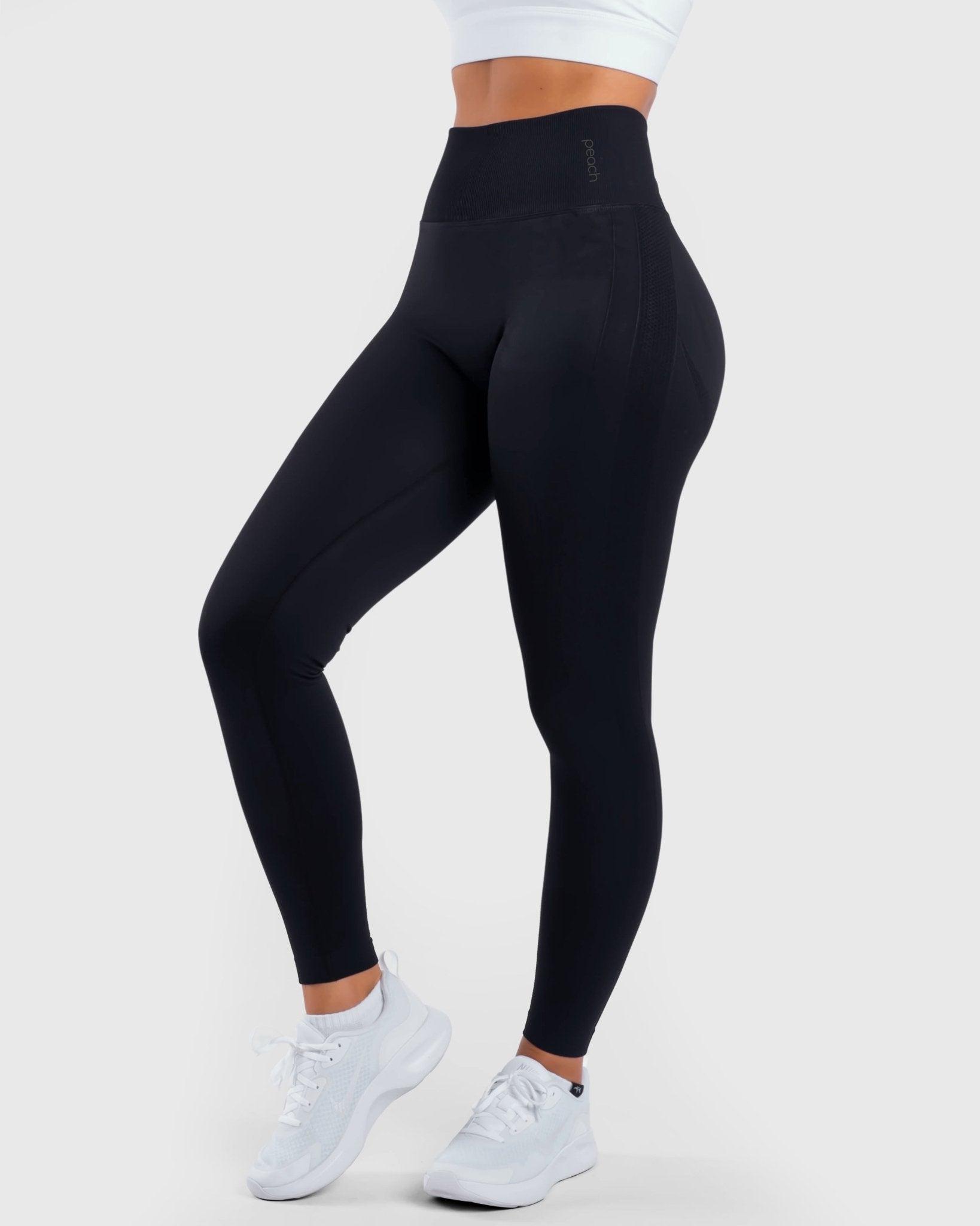 Black Lux Seamless Tights - Peach Tights - Tights