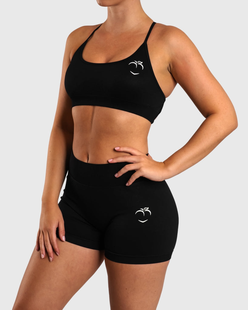 Black Peak Sports - bra - Peach Tights - Sports - Bra