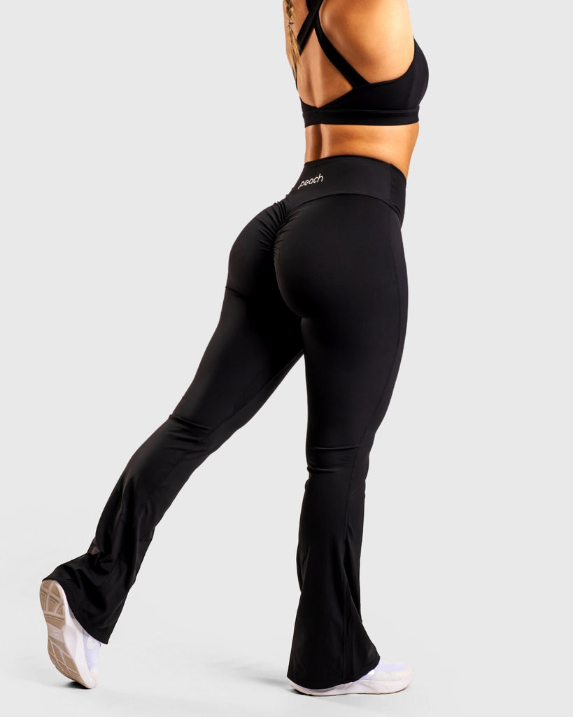 Black Sculpt Yoga - Peach Tights - Tights