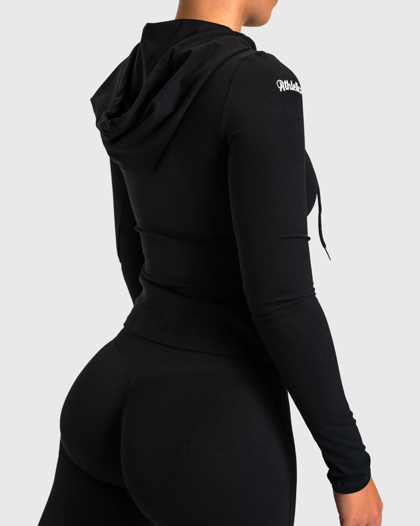 Black Serenity Sweatshirt - Peach Tights - Long sleeve