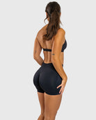 Black Shaping Shorts - Peach Tights - Shorts