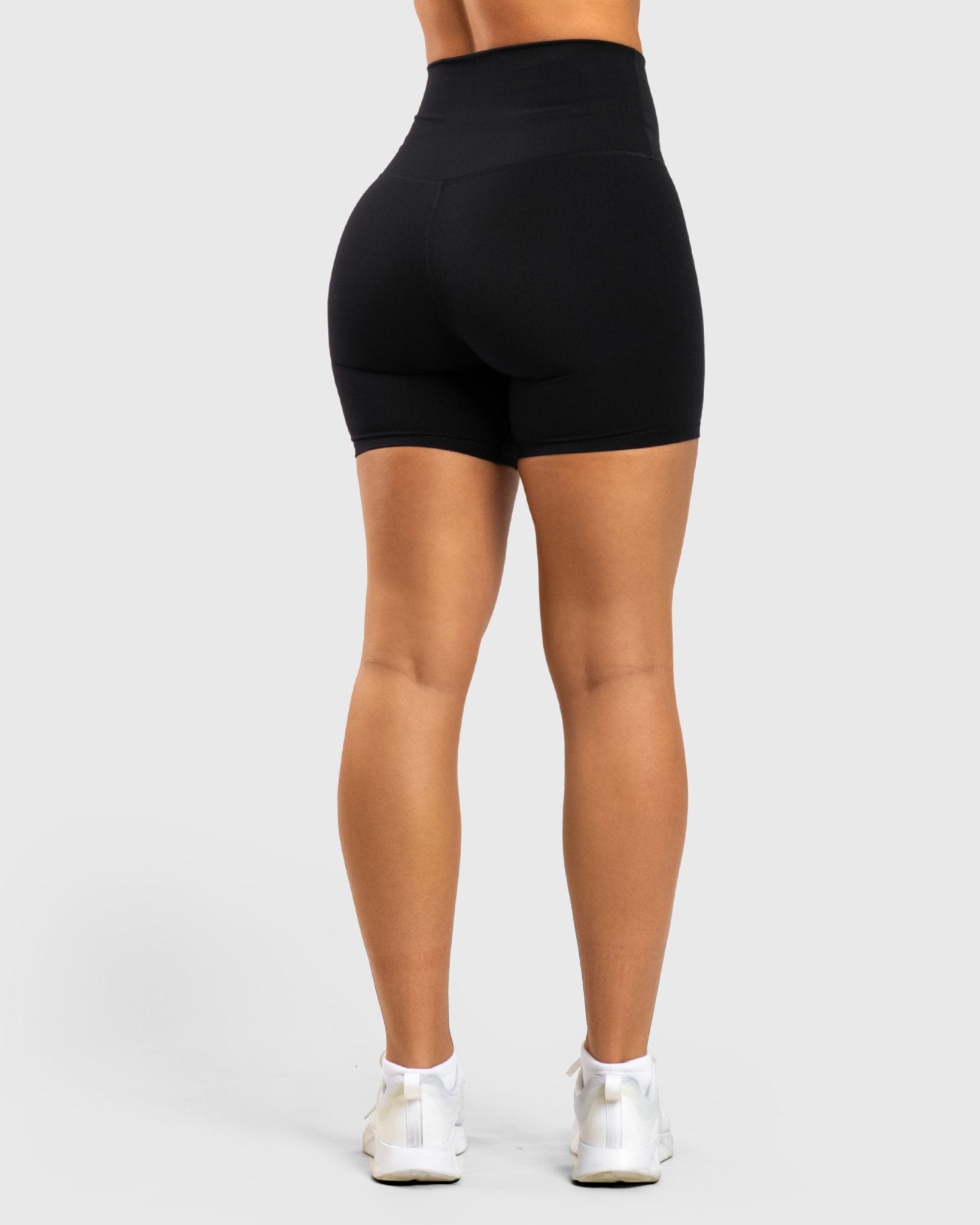 Black Softelle Shorts - Peach Tights - Tights